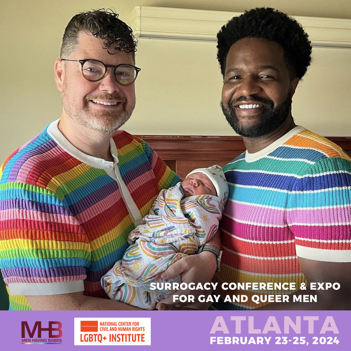 Surrogacy community conference attendees networking