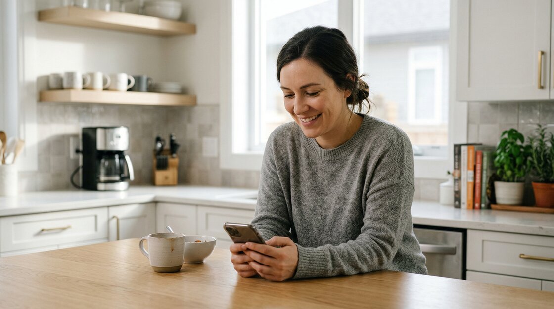 Surrogate checking monthly payment notification