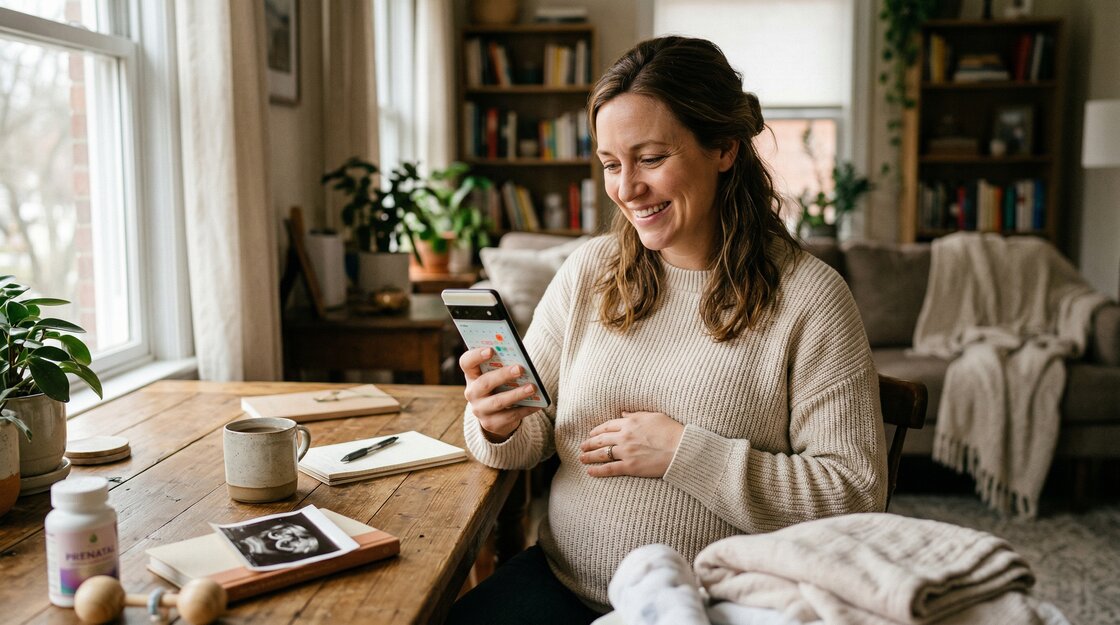 Surrogate checking payment timeline on phone